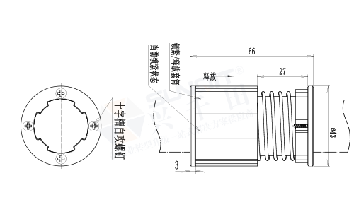 高度調節(jié)限位器尺寸圖