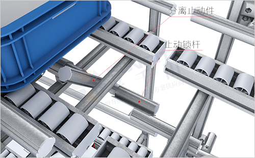 AGV周轉(zhuǎn)車+物料架(單側(cè)型)