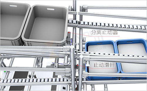 AGV周轉車+物料架(前進后進型)